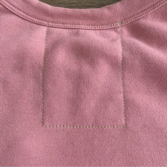 Aviator Nation Heart Embroidery Sweatshirt in Petal Pink Size XXL 🌸 - Picture 8 of 12
